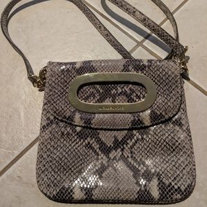 Michael kors snake print cross body